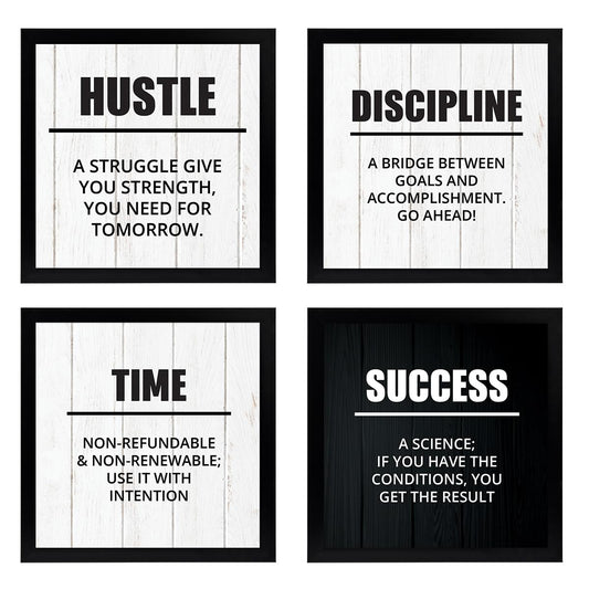 Motivational Quotes Wall Frames Posters